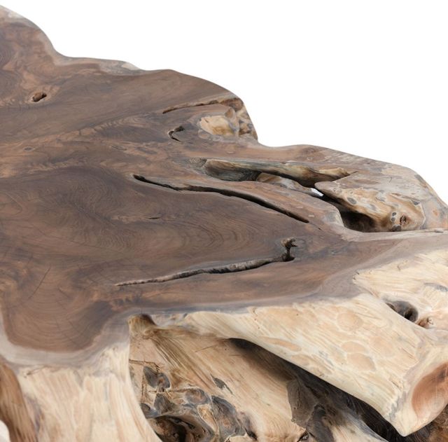 Classic Home Cypress Root Natural Square Coffee Table -2