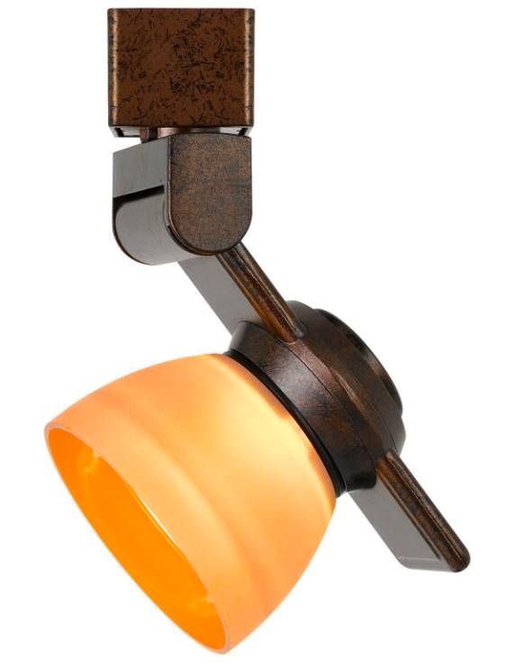 Cal® Lighting & Accessories Dark Orange/Rust Track Light-1