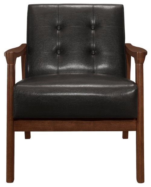 Homelegance® Alby Dark Brown/Dark Walnut Accent Chair-1