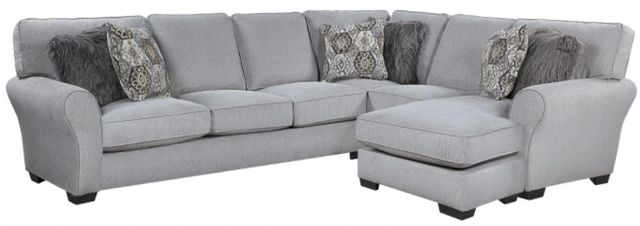 Homelegance® Kieran 3-Piece Gray U-Shape Sectional and Chaise-0