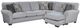 Homelegance® Kieran 3-Piece Gray U-Shape Sectional and Chaise-0