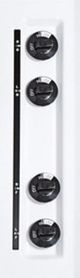 Summit® 30" White Gas Cooktop-1