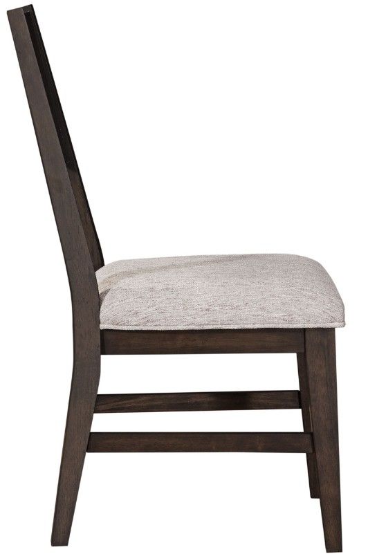 Steve Silver Co. Norvell Dark Espresso/Oatmeal Side Chair-2
