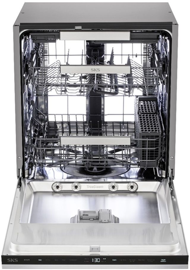 SKS 24" Panel Ready Top Control Built In Dishwasher with PowerSteam®-1