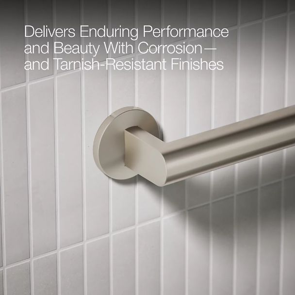 KOHLER® Components™ Vibrant Brushed Nickel 42" Grab Bar-4
