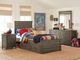 Legacy Kids Teen Bunkhouse Aged Barnwood Twin Panel Bed-1