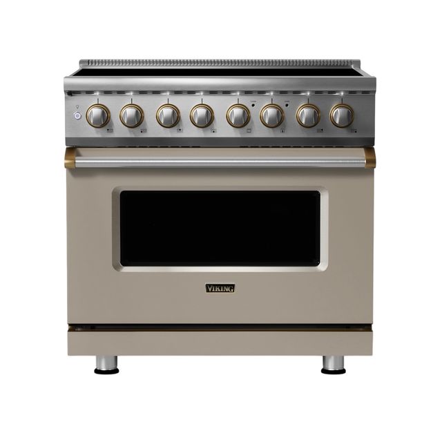 Viking® 5 Series 36" Nantucket Pro Style Induction Range-0
