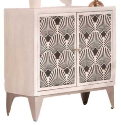 Jaipur Furniture Bone Inlay Komtesse White Cabinet-0