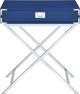 Elements International Evie Glossy Blue Nightstand-1