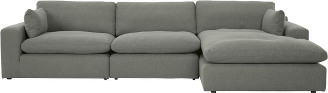 Benchcraft® Elyza 3-Piece Smoke Right-Arm Facing Sectional with Chaise-0