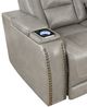 New Classic® Home Furnishings Breckenridge Light Gray Power Glider Recliner-4