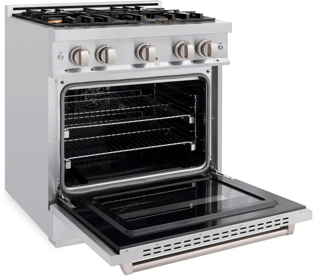 ZLINE Classic 30" Stainless Steel Pro Style Dual Fuel Range-2
