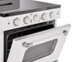 Unique® Appliances Classic Retro 30" Marshmallow White Freestanding Electric Range-1