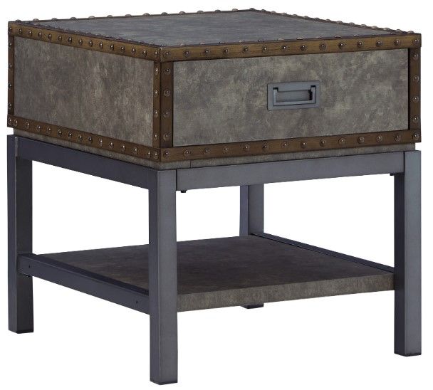 Signature Design by Ashley® Derrylin 3-Piece Brown Living Room Table Set-2