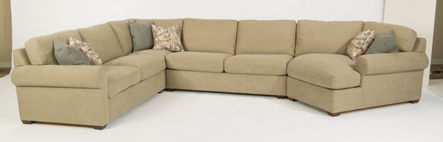 Flexsteel® Randall Right Arm Facing Angled Chaise-2