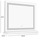 TOV Furniture Lola White Small Vanity Mirror-2