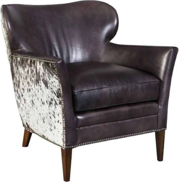 Hooker® Furniture CC Kato Legendary Graphite/Salt Pepper Club Chair-0