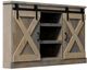 Legends Home Farmhouse Barnwood 56" Corner TV Console-0