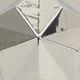 Harp & Finial® Rhodes Geo Sculpture Chrome Home Decor-1