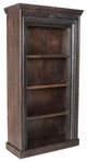 A & B Home Osian Brown Wooden Shelf Bookcase-0
