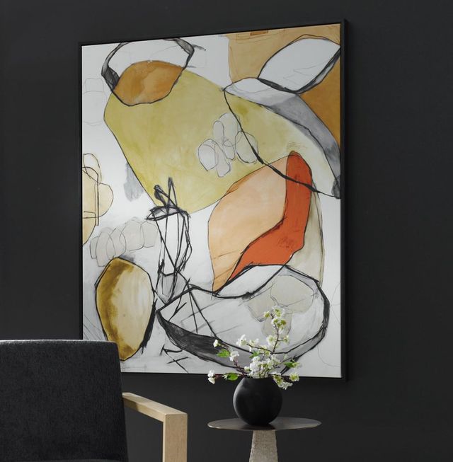 Uttermost® Jeff Iorillo Charcoal Improvision Framed Canvas-2
