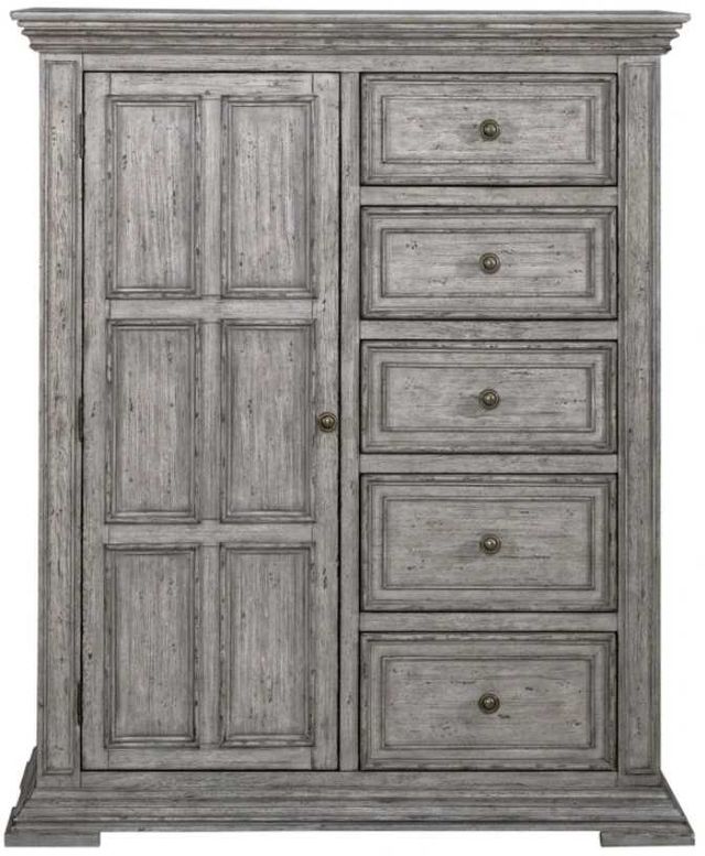 Liberty Furniture Big Valley Graystone Door Chest-3