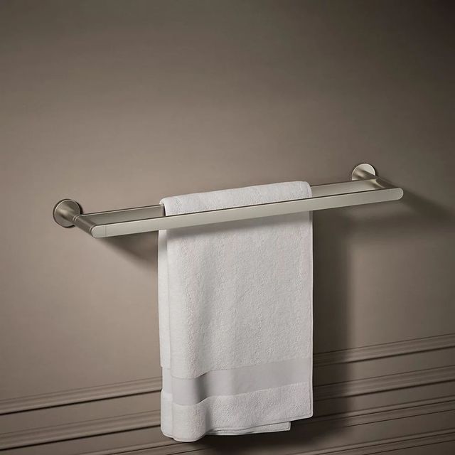 KOHLER® Composed® Vibrant Brushed Nickel 24" Double Towel Bar-1