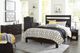 Signature Design by Ashley® Finch 2-Piece Black Queen Panel Headboard Set-3