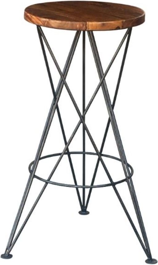 Jaipur Furniture Ravi Range Black/Brown Star Bar Stool -0