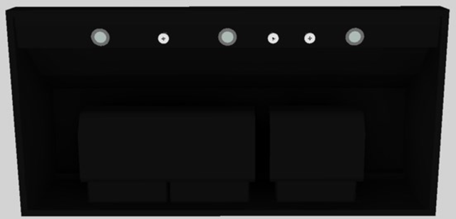 Vent-A-Hood® 48" Black Wall Mounted Range Hood-3