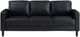 Coaster® Ruth Black Upholstered Track Arm Sofa-1