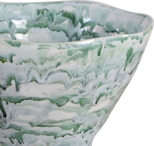 Uttermost® Jameis Green/White Vase-3