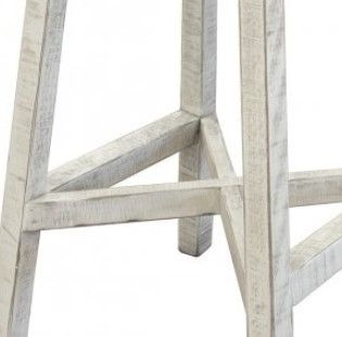 International Furniture Direct Stone Gray/White Counter Stool-2