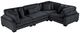 Homelegance® Traverse 4-Piece Black Modular Sectional-0