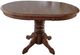 TEI Burnished Walnut 36" Pedestal Dining Table-0
