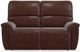 La-Z-Boy® Norris Chestnut Leather Power La-Z-Time® Full Reclining Loveseat-0