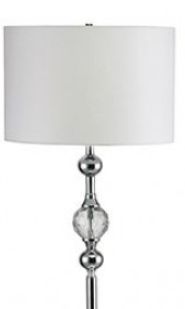 Furniture of America® Emi White Floor Lamp-1