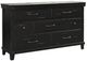 Bernards Spruce Creek Black Dresser-0