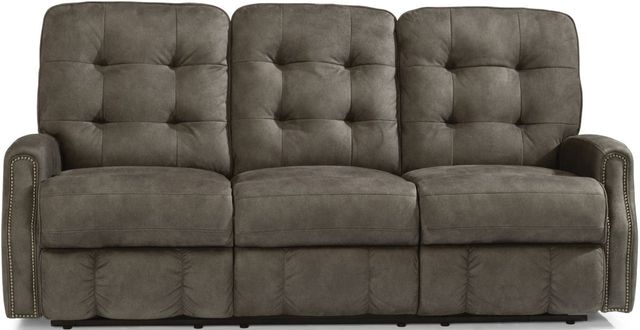 Flexsteel® Devon Power Reclining Sofa with Power Headrests-1