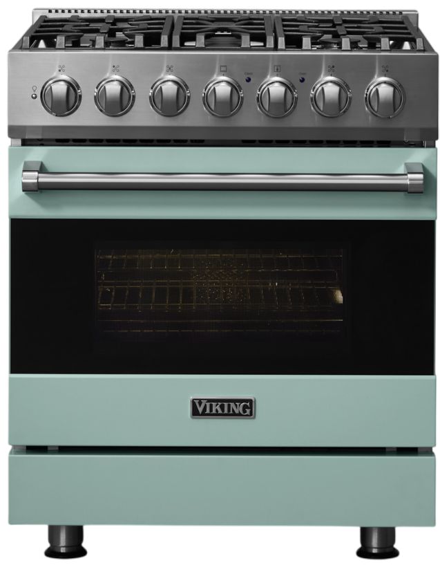 Viking® 3 Series 30" Splash Pro Style Natural Gas Range-2