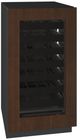 U-Line® Seamless Collection 18" 3.5 Cu. Ft. Panel Ready Wine Refrigerator with Glass Door-1