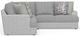 Jackson Furniture Titan 3-Piece Moonstruck L-Shape Sectional-1