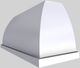 Vent-A-Hood® Designer Series 66" White Wall Mounted Range Hood-4