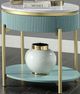 Furniture of America® Koblenz Light Teal End Table-0
