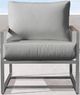 Enclover Acacia Granite/Stainless Steel Club Chair-0