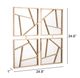 Zuo Modern Four Faces Gold Mirror-3