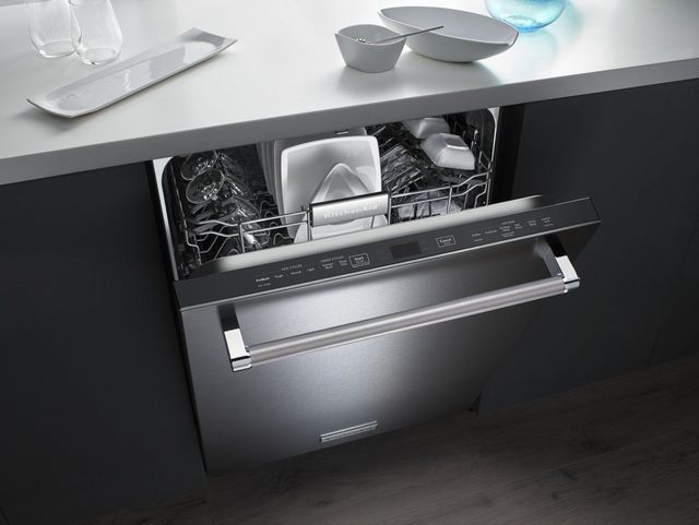 KitchenAid® 24" Stainless Steel Built In Dishwasher-2
