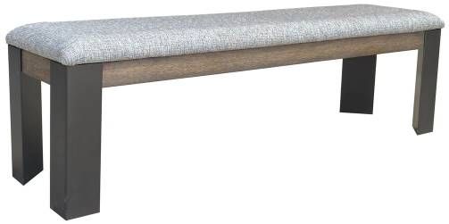 Parker House® Cedar Fork Gray/Smoked Arabica Dining Bench-0