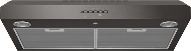 GE® 30" Black Stainless Steel Under The Cabinet Hood-2