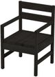 Crate Designs™ Furniture Espresso Dining Arm Chair-0